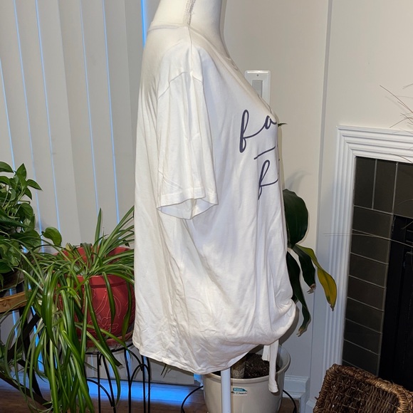 Faith Over Fear Off White T-Shirt - Picture 3 of 5